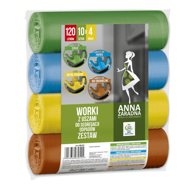 STELLA AZ ZESTAW WORKÓW DO SEGREGACJI 120L 4x10szt (5)