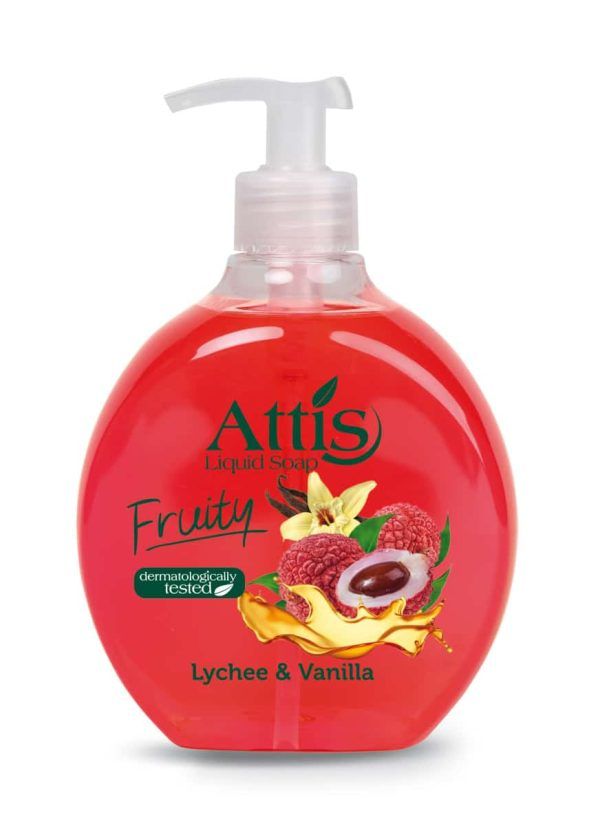 ATTIS Fruity/ Happy mydło w płynie 0,5L pompka (10) ATTIS Fruity/ Happy mydło w płynie 0,5L pompka (10)