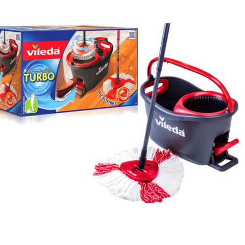 Vileda Mop Obrotowy Easy Wring turbo  z wiadrem Box