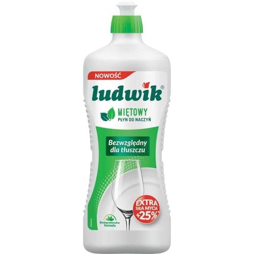 LUDWIK płyn do naczyń mięta 0,9L (12)