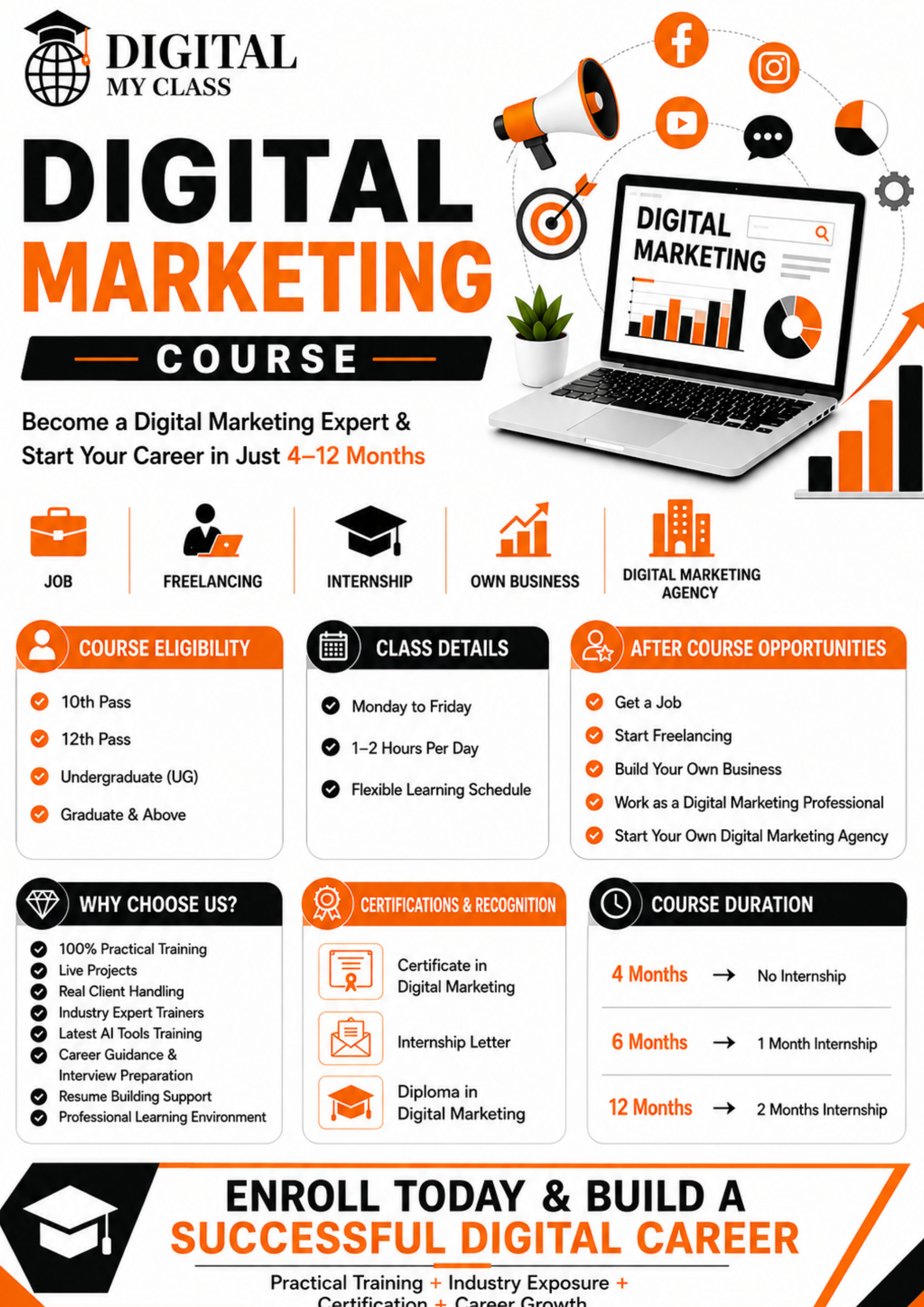 🚀 Digital Marketing Course by Digital My Class in kota
