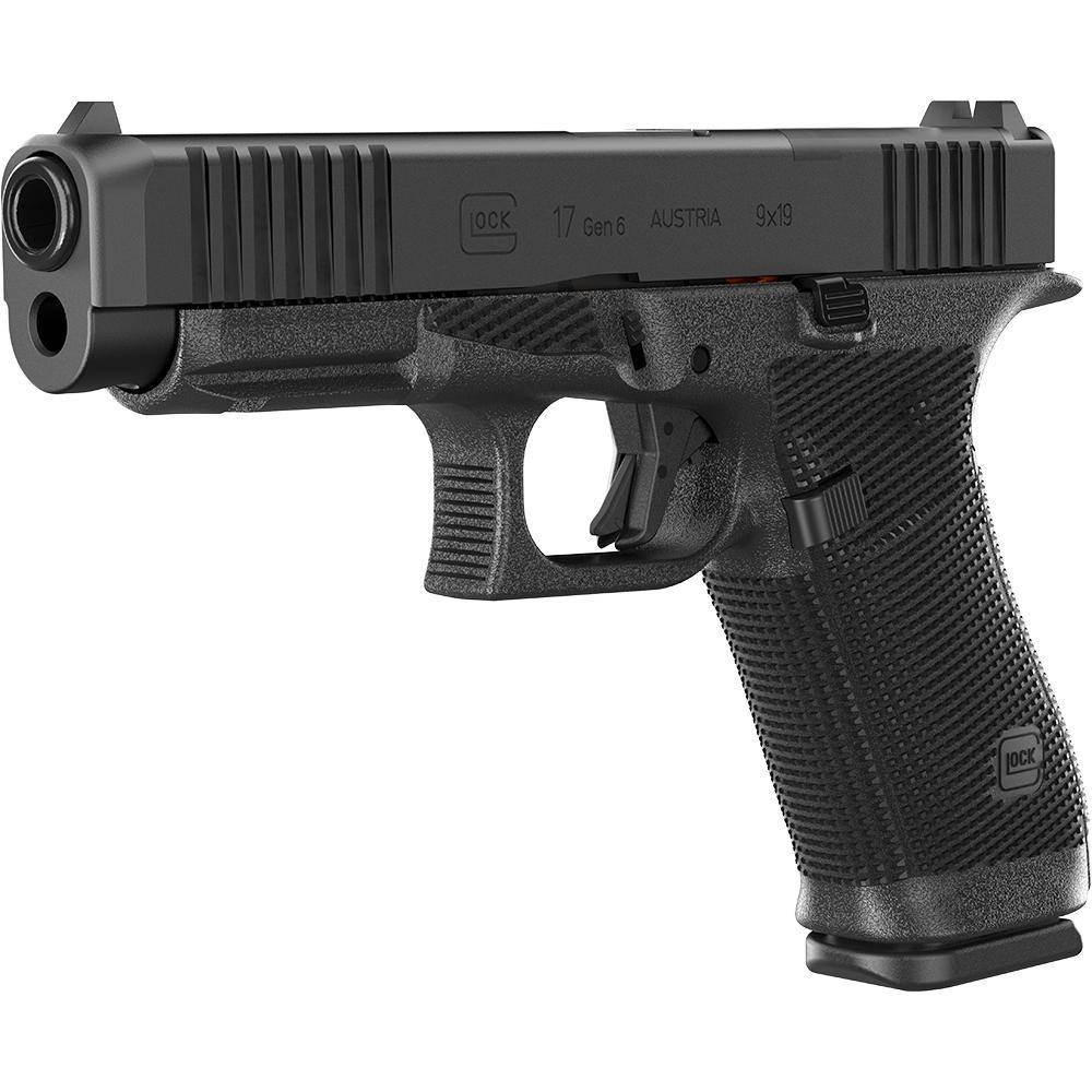 Glock 17 Gen 6 Handgun 9mm Luger 17rd Magazines (3) 4.49" Barrel Black Austria - Image 3