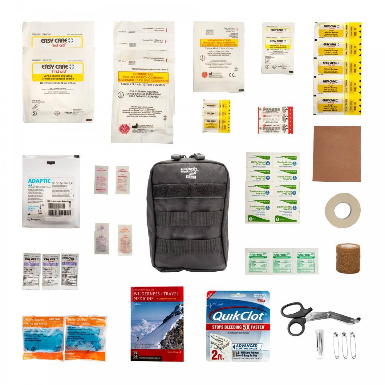 Ready Brands Adventure Medical Kits Molle Bag Trauma Kit 1.0 (Black Bag) - Image 3