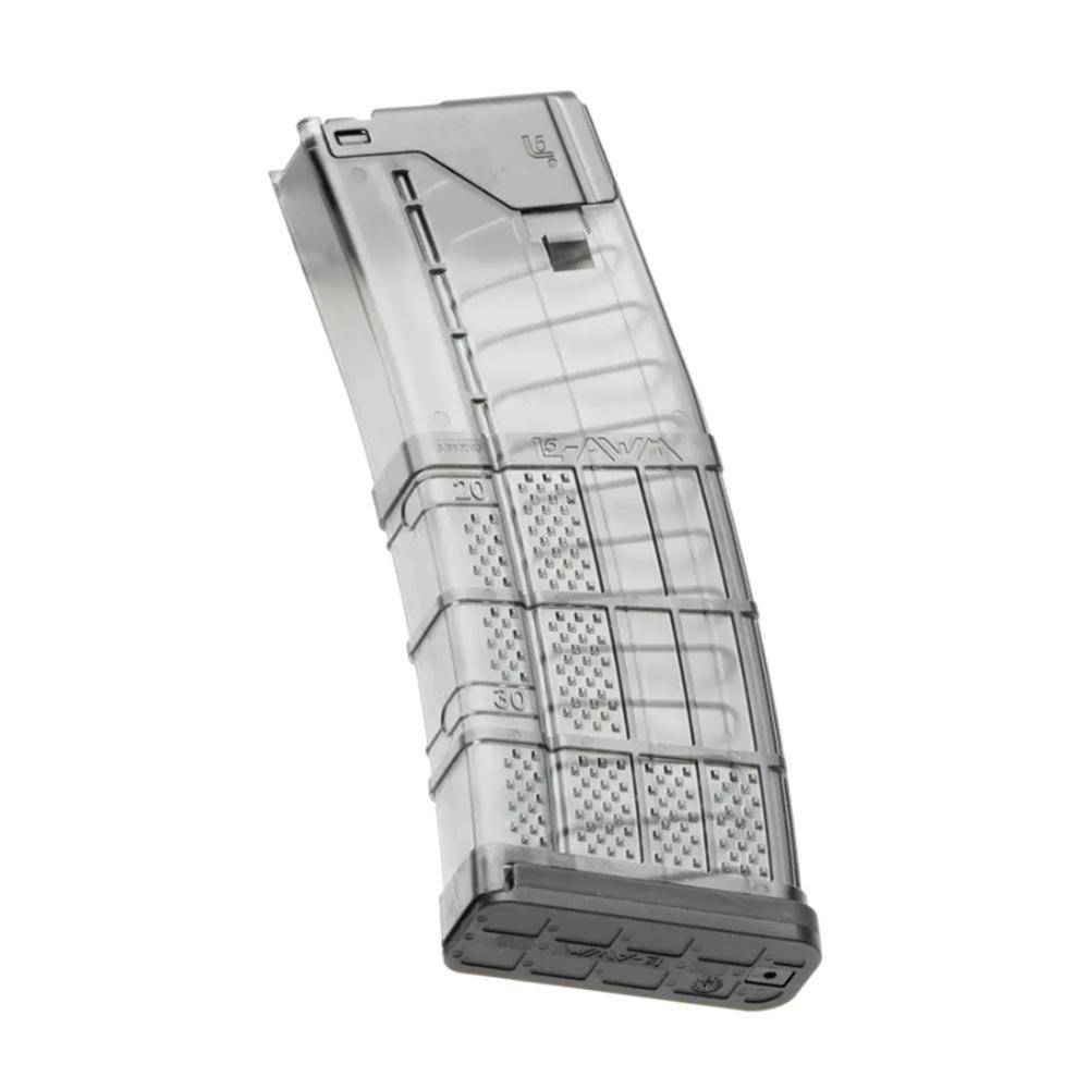 Lancer L5AWM Gen 2 Rifle Magazine Translucent Smoke .223/5.56 30/rd