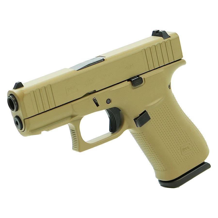 Glock 43X FDE Handgun 9mm Luger 10rd Magazines(2) 3.4" Barrel Accessory Rail USA Made - Image 3