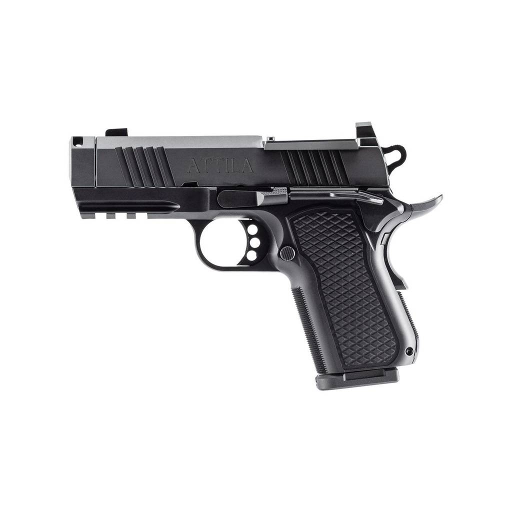 Alpha Foxtrot AF1911-Attila MOS Handgun 9mm Luger 10rd Magazine(1) 3.5" Comp Barrel DLC Black