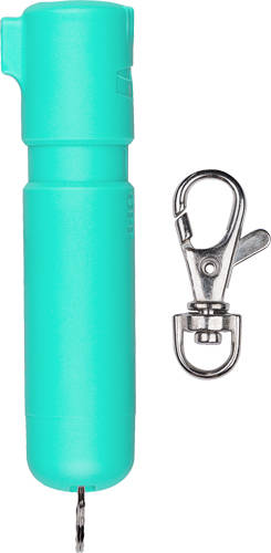 Sabre Mighty Discreet Pepper Spray with Snap Clip Keychain Mint Green - Image 7