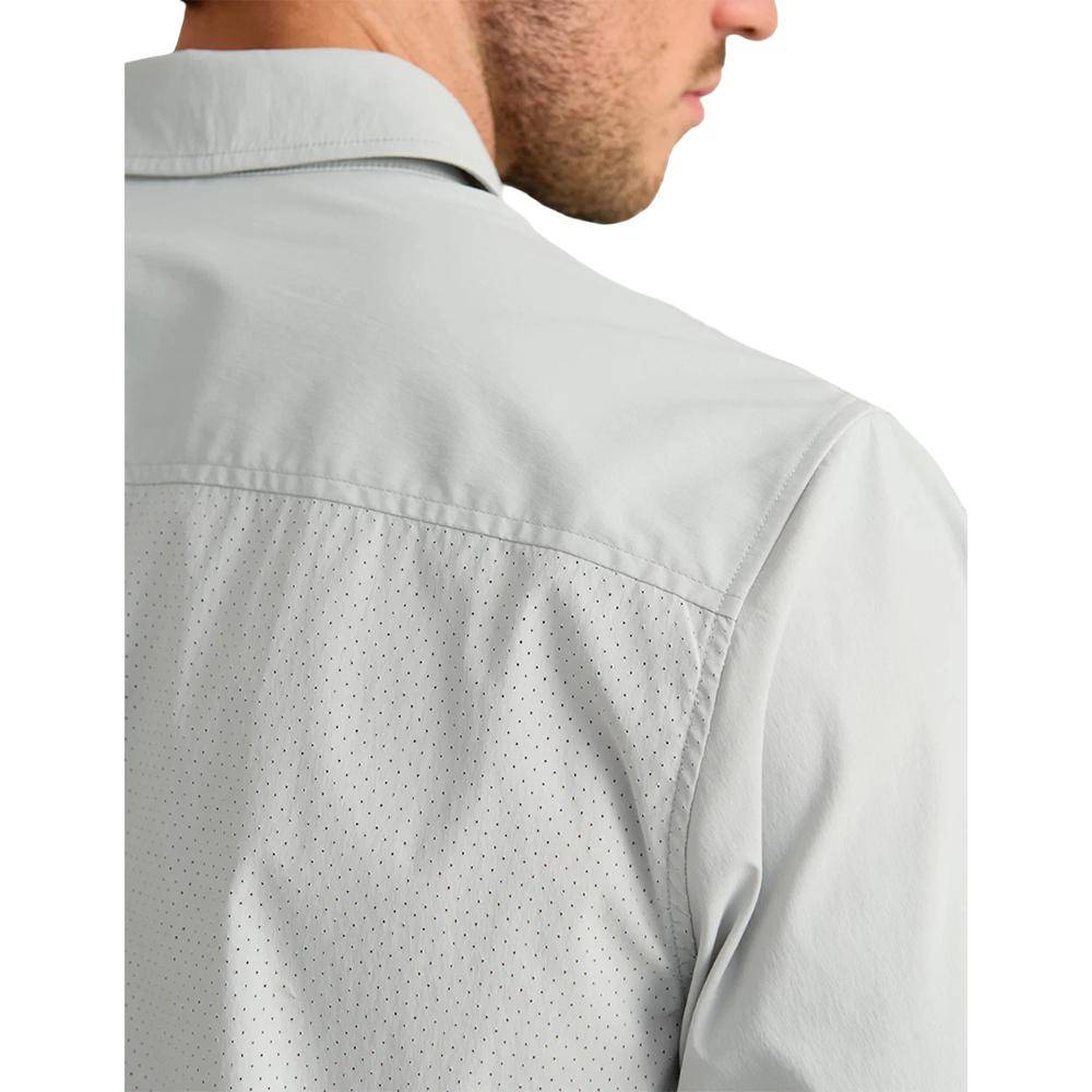 Huk Icon Short Sleeve Button Down Shirt Seagull 2XL - Image 2