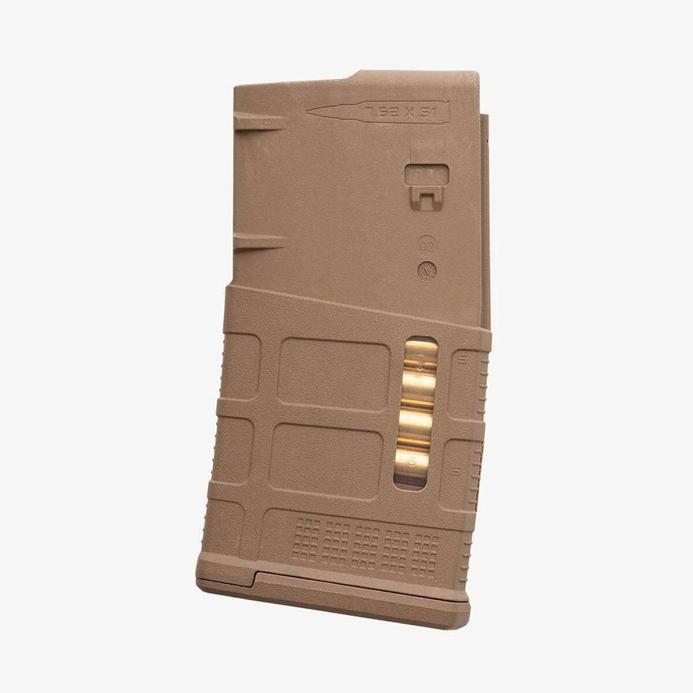 Magpul PMAG LR/SR Gen M3 for SR25/M110 Rifle Magazine Medium Coyote Tan 7.62x51mm/.308 Win 20/rd - Image 3