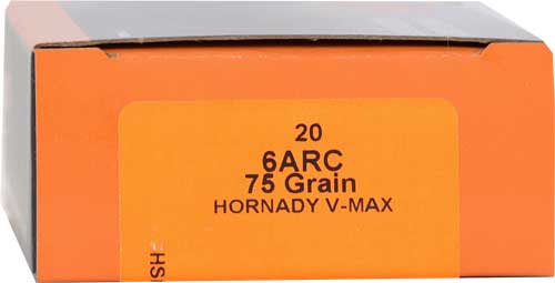 HSM Varmint Rifle Ammunition 6mm ARC 75gr V-Max PT 3035 fps 20/ct - Image 3
