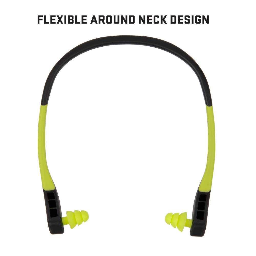 Allen ULTRX Wave Banded Passive Ear Plugs 22dB Grey Yellow - Image 5