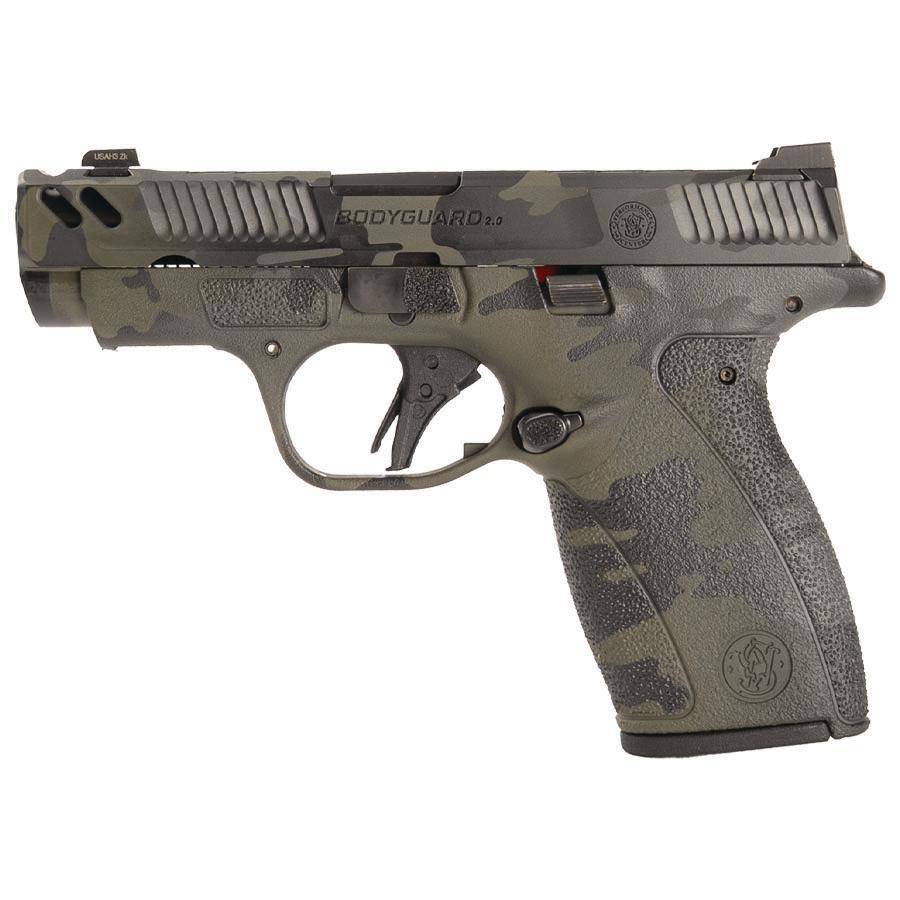 S&W PC Bodyguard 2.0 Carry Comp Handgun .380 Auto 10(1)&12(1)rd Magazines 3.1? Ported Barrel No Manual Safety Black Multicam Finish - Image 5