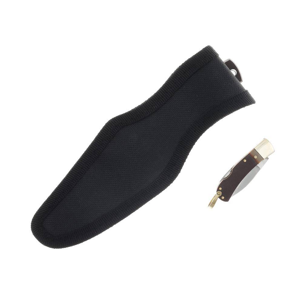 Old Timer Sharpfinger Knife Combo 3-1/4" Clip Point Blade 1-3/5" Drop Point Blade - Image 4