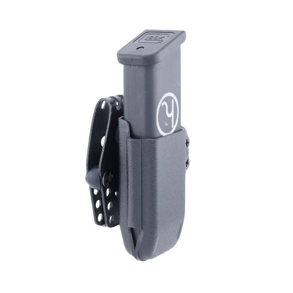 Henry Holsters Duty Pistol Mag Carrier for Glock 9/40 with Link EQ Black RH - Image 2