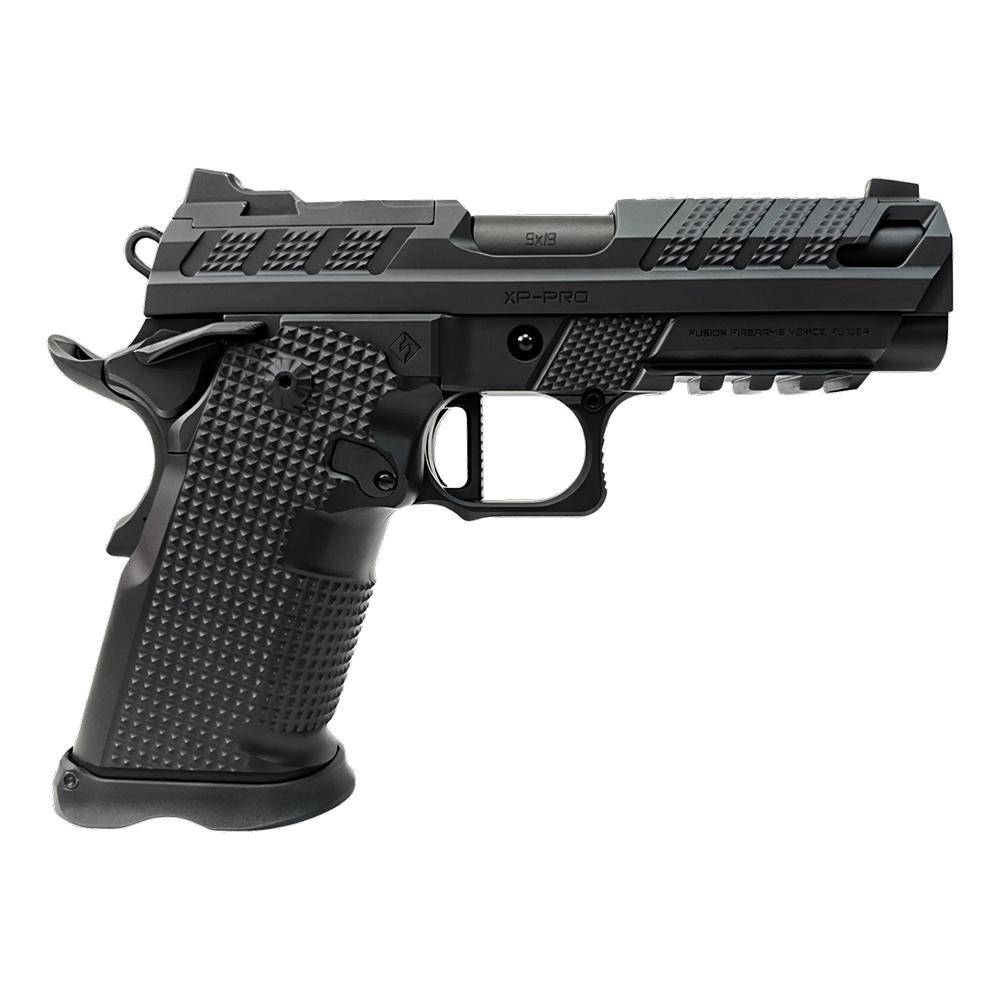 Fusion XP Pro V2 Double-Stack 1911 Handgun 9mm Luger 17rd Magazines (2) 4" Ported Barrel Black