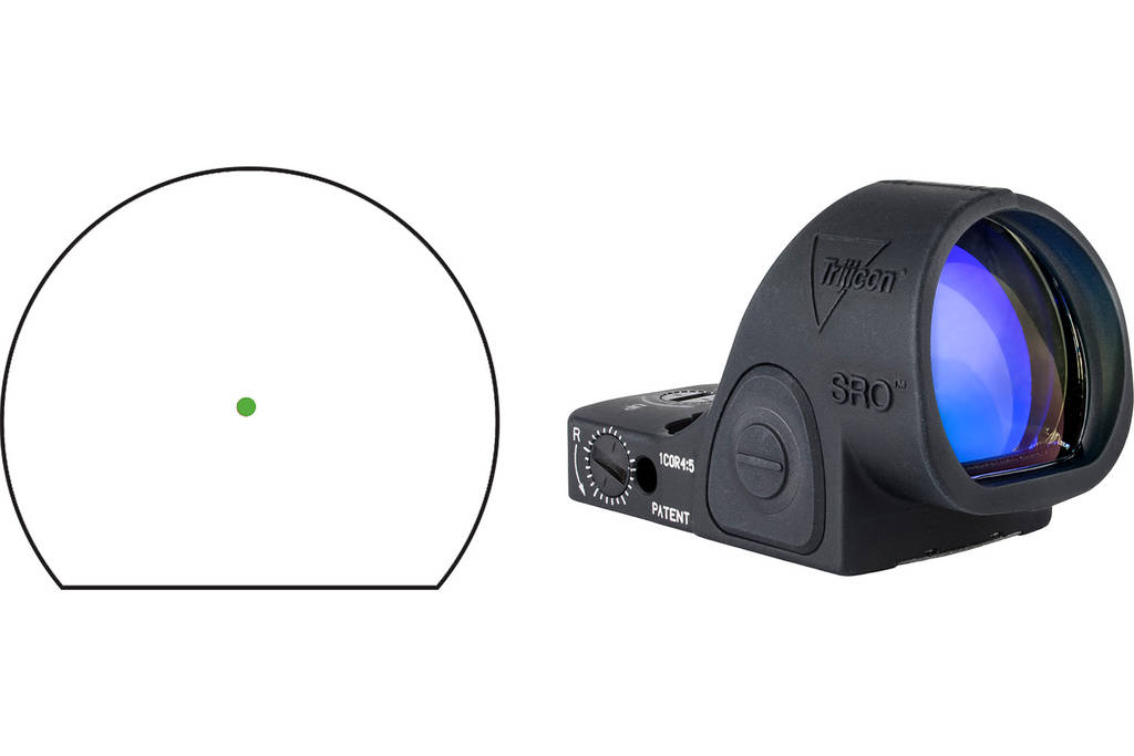 TRIJICON SRO 1 MOA ADJ LED GRN BLK