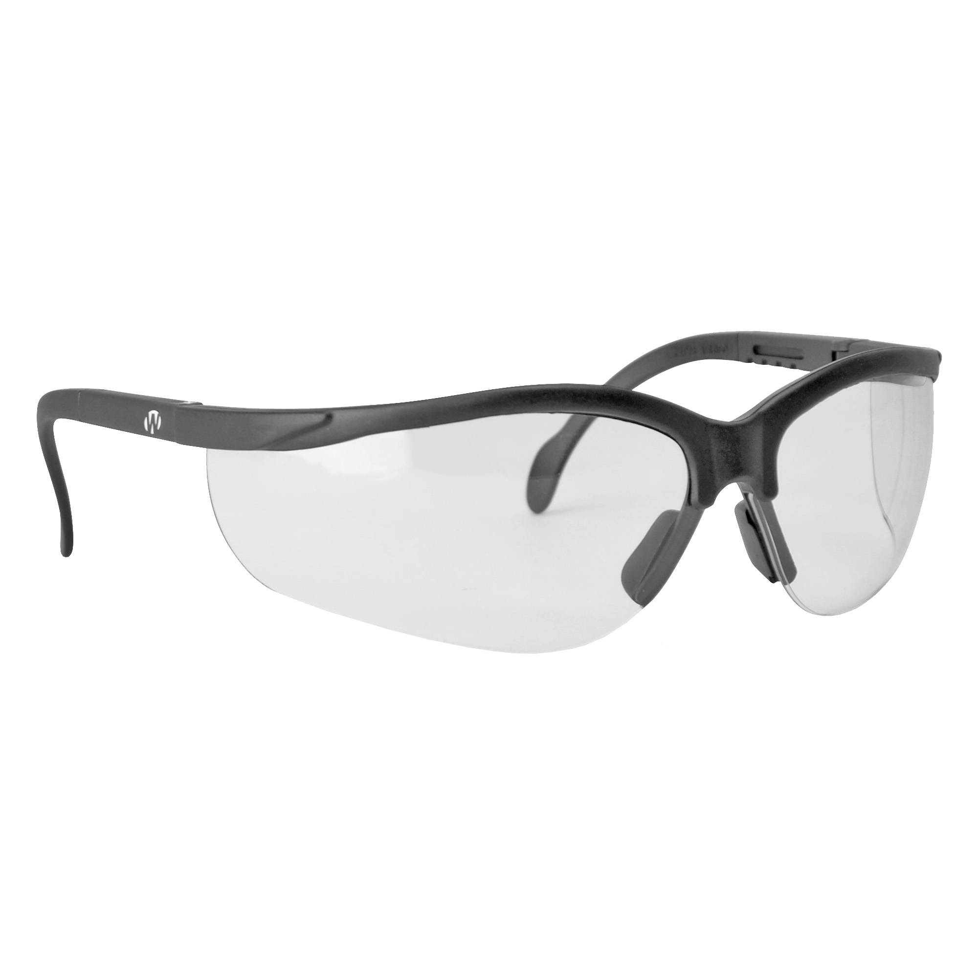 Walker's Sport Shooting Glasses Black with Clear Lens - Image 2