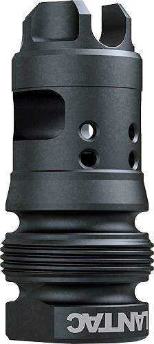 Lantac Dragon Muzzle Brake 9mm Luger 2.66" 1/2x28 Thread with Dead Air Xeno Mount - Image 3