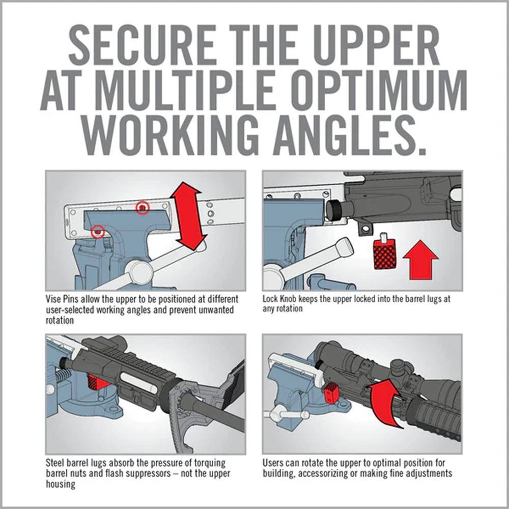 Real Avid Lug-Lok Upper Vise Block - AR-15 - Image 3