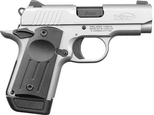 TriStar Protege X-Sub Compact Handgun 9mm Luger 7rd Magazine(1) 3.2" Barrel Silver - Image 2
