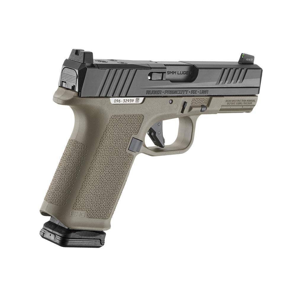 Ruger RXM Handgun 9mm Luger 15rd Magazines(2) 4" Barrel FDE Poly Frame Front Night Sight - Image 3