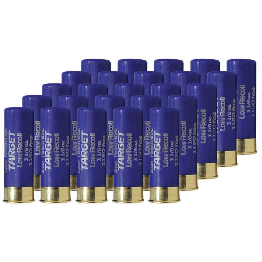 Rio Star Team EVO Shotgun Ammo 32 Low Recoil 12ga 2-3/4" 1150fps 1-1/8oz 8 Shot 25/ct - Image 4