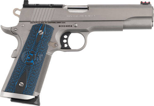 Colt Gold Cup Trophy Handgun 9mm Luger 9rd Magazine 5" Barrel Stainless G10 Grips Optic Ready - Image 2