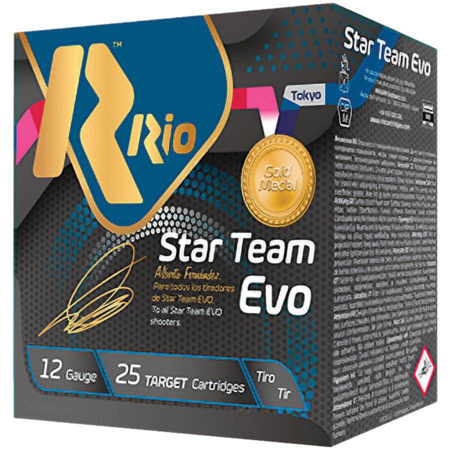 Rio Star Team EVO Shotgun Ammo 32 Low Recoil 12ga 2-3/4" 1150fps 1-1/8oz 8 Shot 25/ct - Image 2