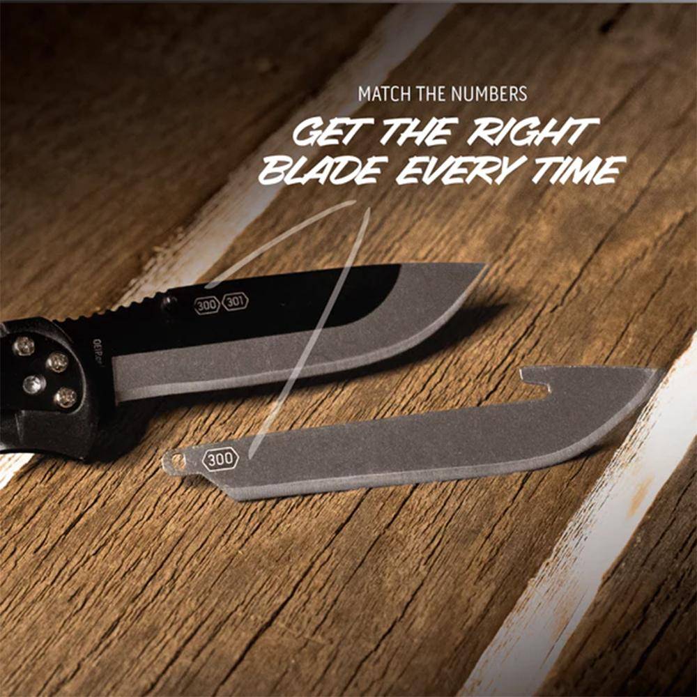 Outdoor Edge RazorEDC Lite Replaceable Blade Folding Knife 3" Drop Point Blade Blue - Image 4