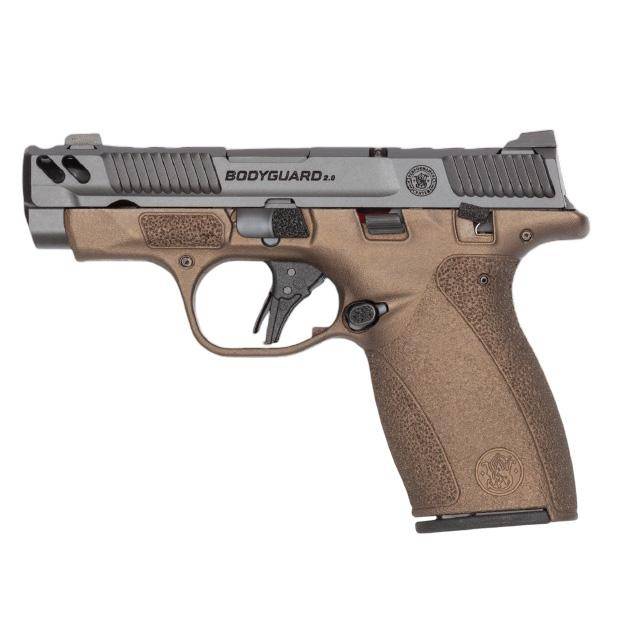 S&W PC Bodyguard 2.0 Midnight Bronze Carry Comp Handgun .380 Auto 10rd Magazines(2) 3.1? Ported Barrel Chamber Indicator Manual Safety CA Compliant