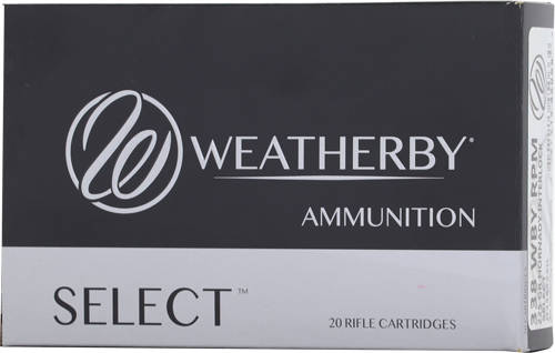 Weatherby Select Plus Hornady Interlock Rifle Ammunition .338 WBY RPM 225gr PT 2800 fps 20/ct - Image 2