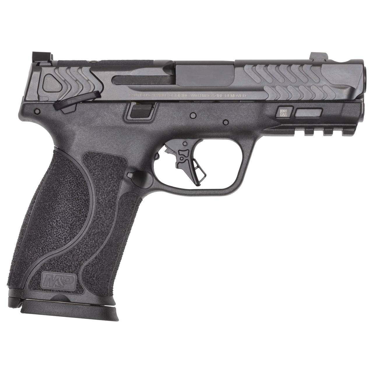 S&W PC M&P 10mm M2.0 Carry Comp Handgun 10mm Auto 10rd Magazines(2) 4" Barrel OR Thumb Safety Black Compliant