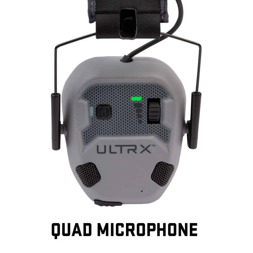 Allen ULTRX Bionic Fuse Bluetooth Electronic Ear Muffs 22dB Cement Grey - Image 7