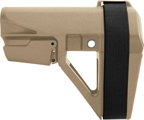 SB Tactical SBA5 Pistol Stabilizing Brace 5-Position Adjustable for AR-15 FDE - Image 3