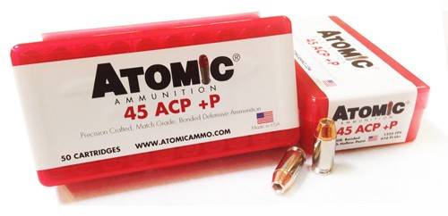 ATOMIC AMMO 45ACP +P