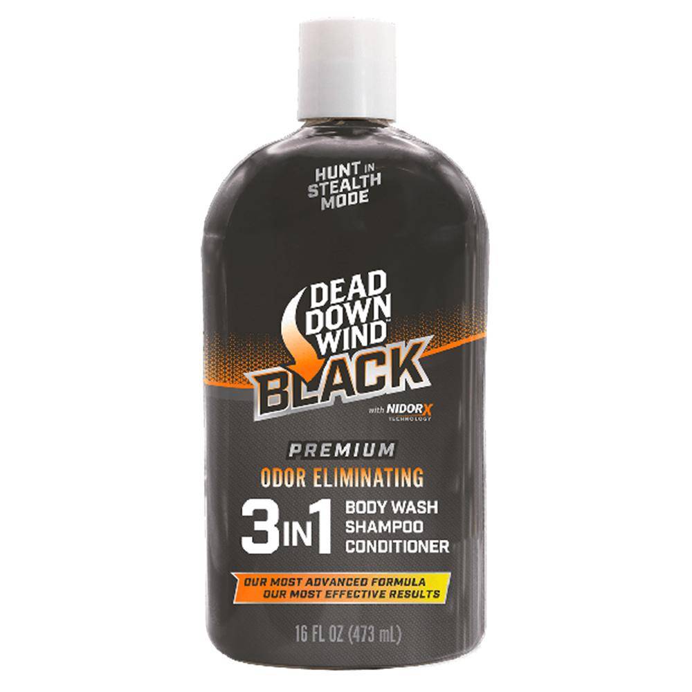 Dead Down Wind Black Premium 3-in-1 Body Wash / Shampoo / Conditioner 16 oz