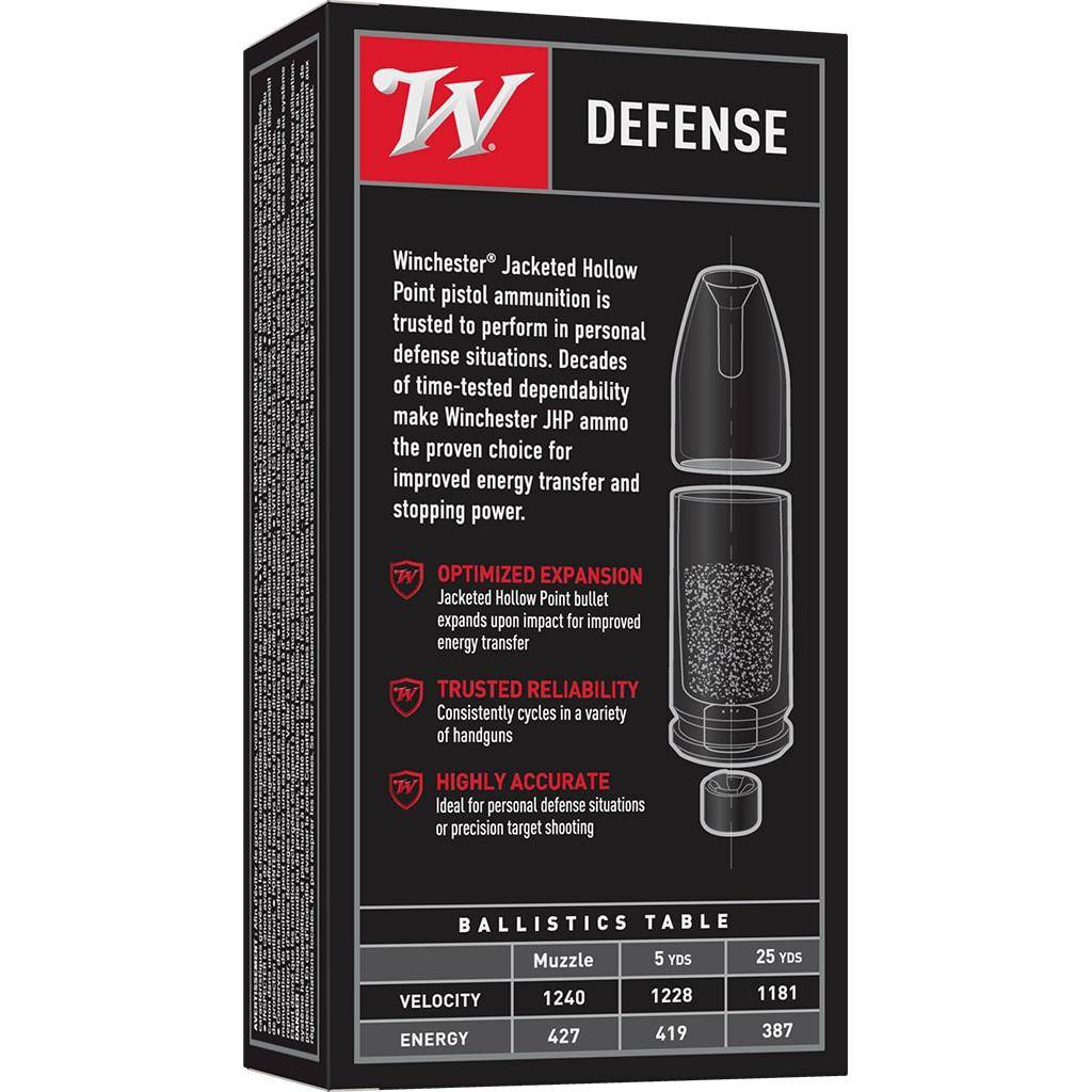 Winchester USA Handgun Ammunition .38 Super Auto 125 gr. JHP1240 fps 50/ct - Image 2