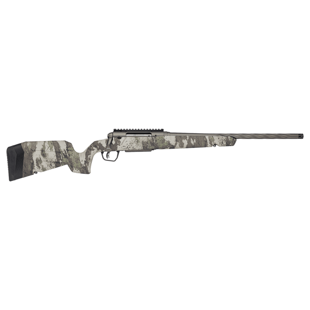 Savage AXIS 2 PRO Woodland Rifle .22-250 Rem 4rd Magazine(1) 20'' Threaded Spiral Fluted Barrel