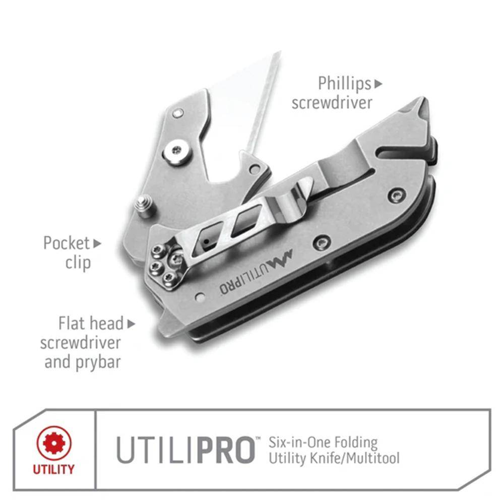 Outdoor Edge UtiliPro Folding Utility Knife & Multi Tool Orange - Image 3