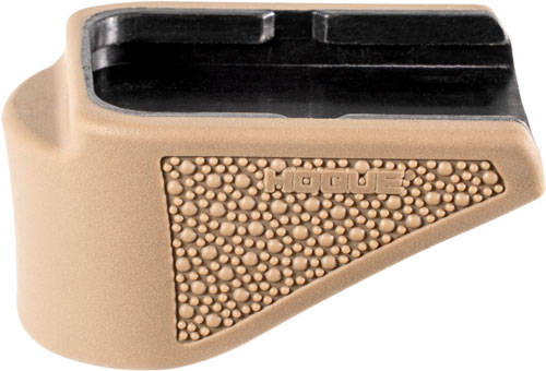Hogue Overmolded Rubber Grip Extension Base Pad for Glock 26 10/rd Magazines FDE - Image 5