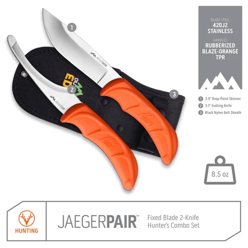 Outdoor Edge JaegerPair Fixed Knives - Image 2