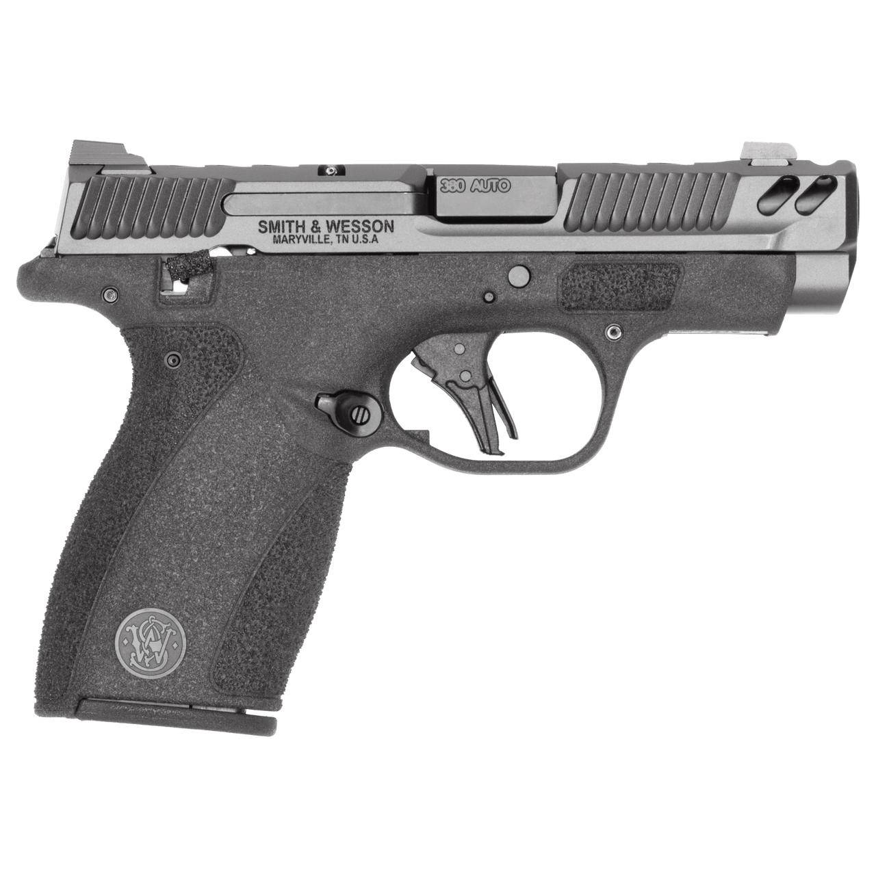 S&W PC Bodyguard 2.0 Carry Comp Handgun .380 Auto 10rd Magazines(2) 3.1? Ported Barrel Chamber Indicator Manual Safety CA Compliant