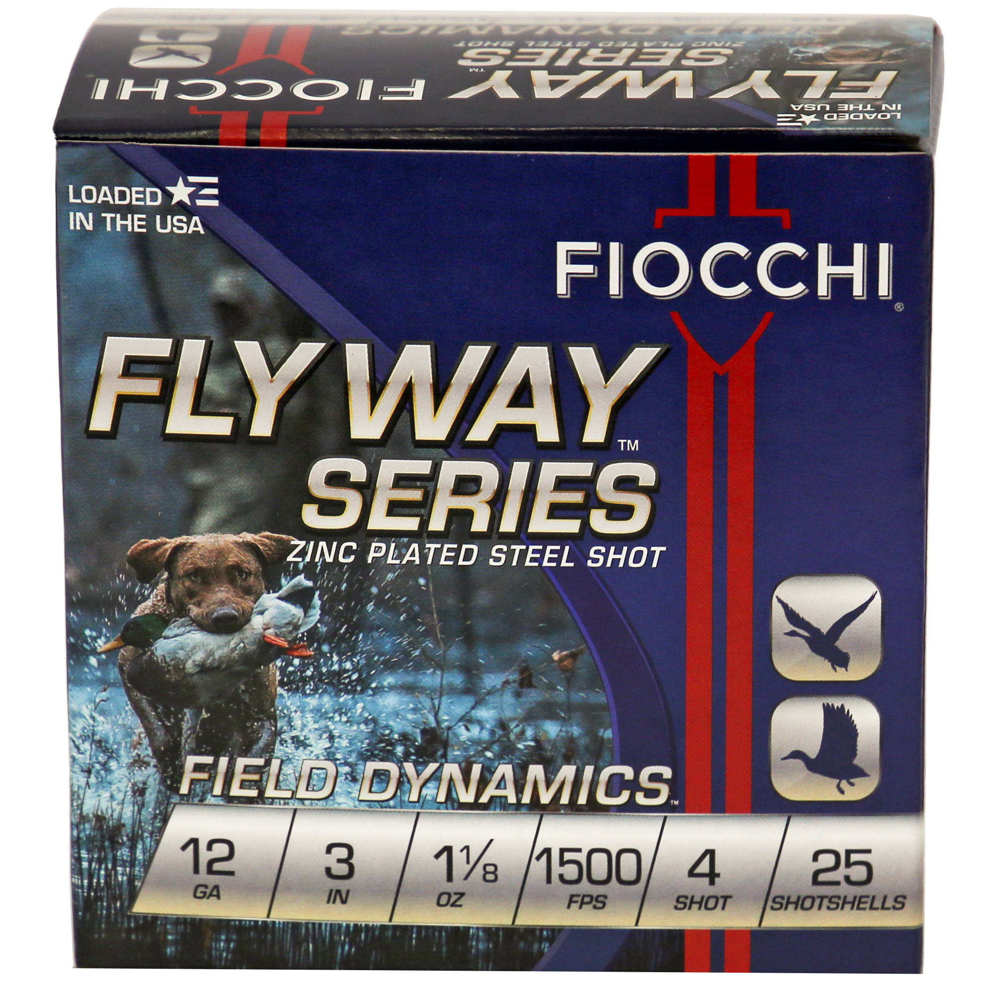 Fiocchi Flyway Series Shotshells 12ga 3" 1-1/8oz 1500 fps #4 25/ct - Image 2