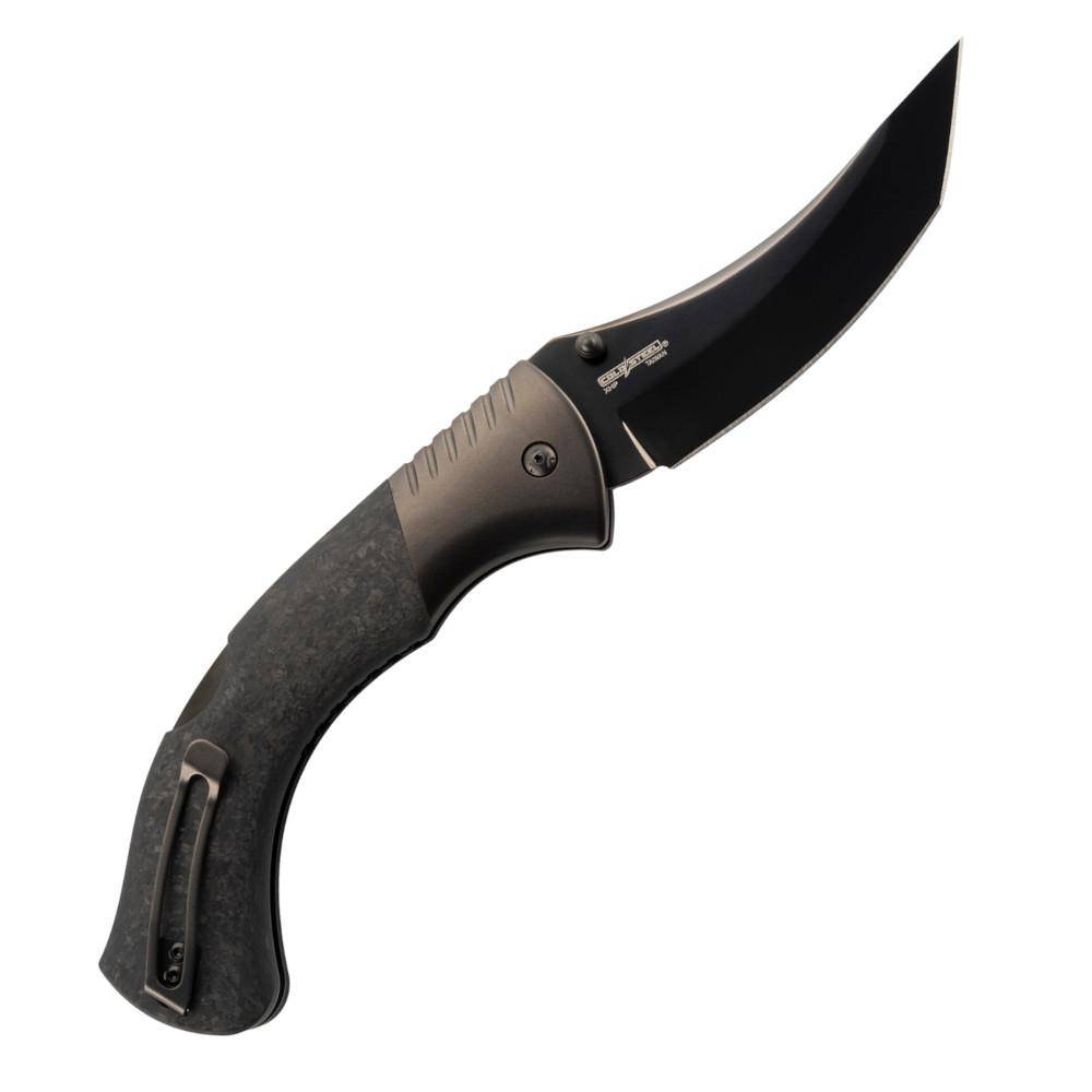 Cold Steel Black Sable XHP Folding Knife 4-1/5" Tanto Blade Black - Image 2