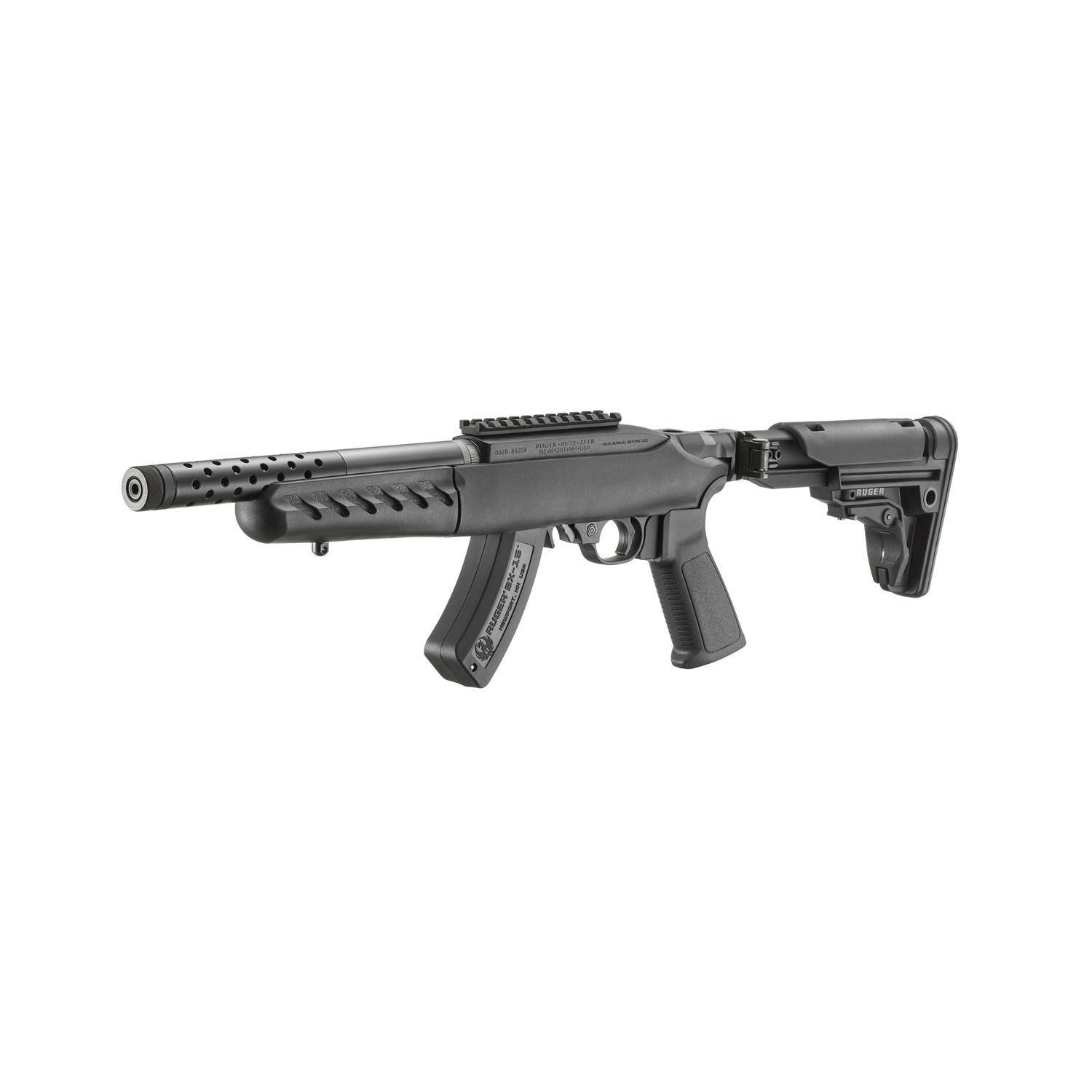 Ruger 10/22 Short Barrel Rifle .22 LR 15rd Magazine 10" Threaded Barrel Matte Black Finish NFA item - Image 5