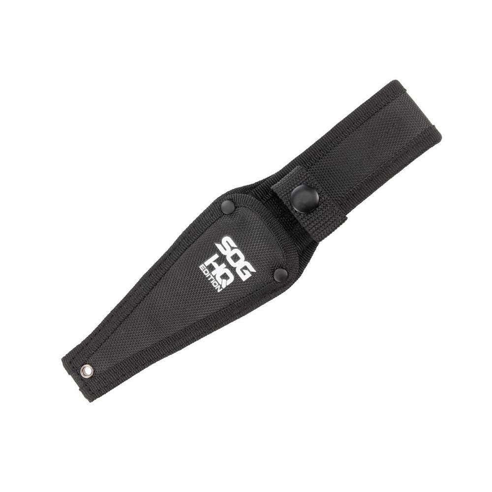SOG Knives Nightshade Fixed Knife 4-3/4" Spear Point Blade Black - Image 7