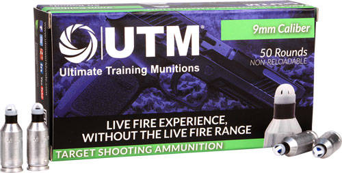 UTM 9MM TARGET AMMUNITION