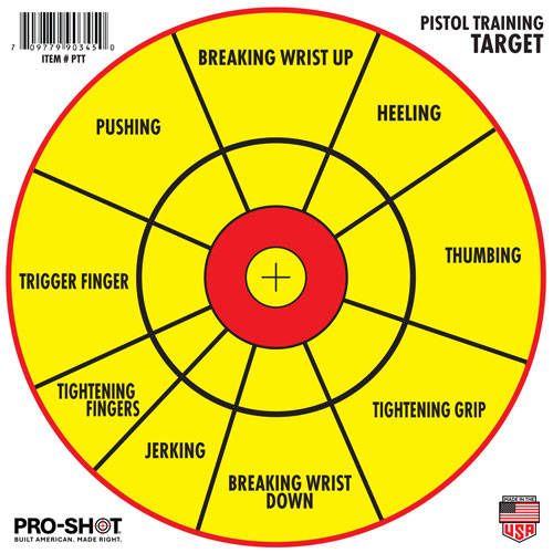 PROSHOT 12" BULLSEYE PISTOL TRNG 6PK - Image 2