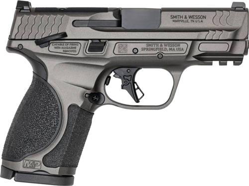 S&W M&P 9 M2.0 Metal Compact OR Handgun 9mm Luger 10rd Magazine(2) 3.6" Barrel Tungsten Gray Cerakote Thumb Safety - Image 8