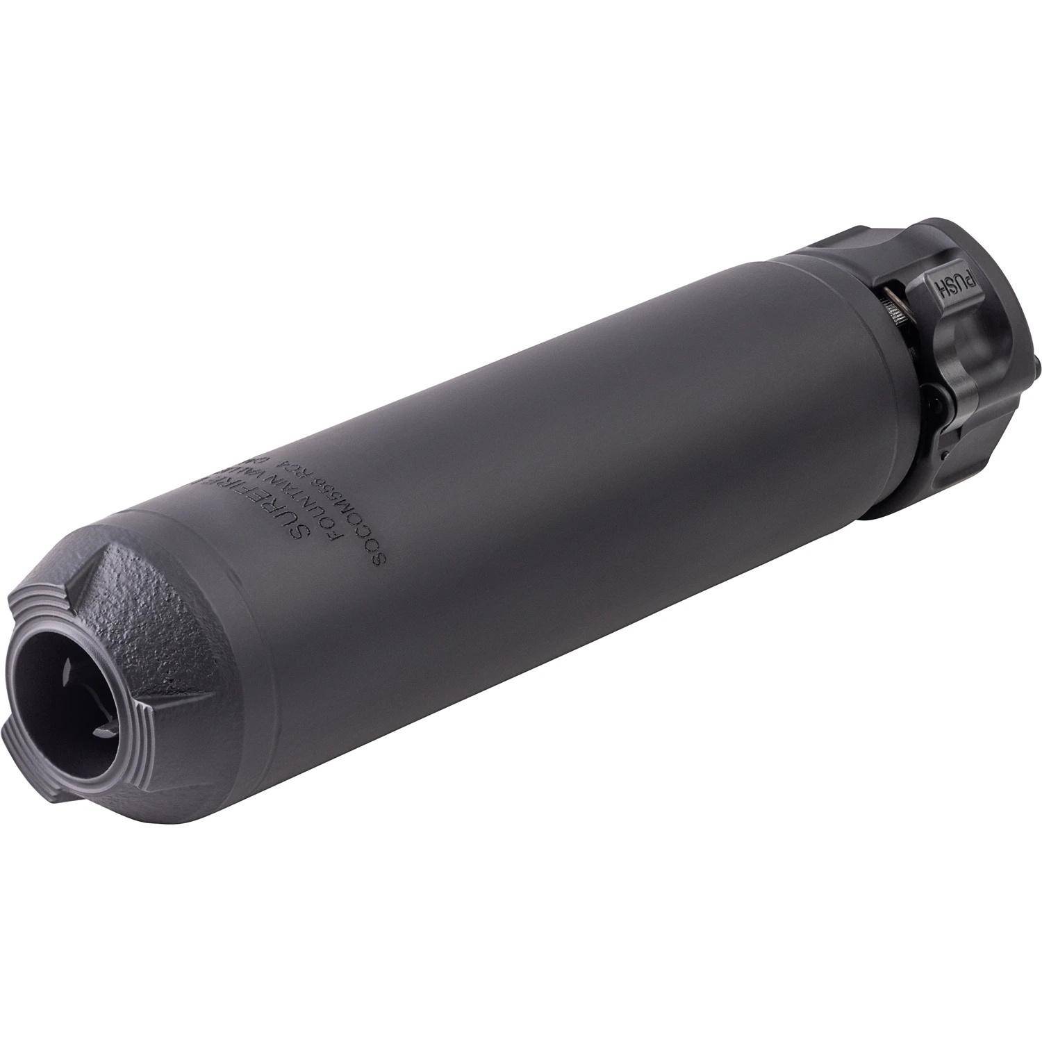 Surefire SOCOM RC4 Quick Attach Low Back Pressure Suppressor 5.56/.223 1.5" Diam 6.3" Length Black
